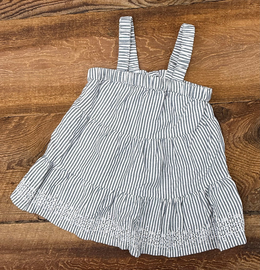 Old Navy 12-18M Striped Eyelet Dress
