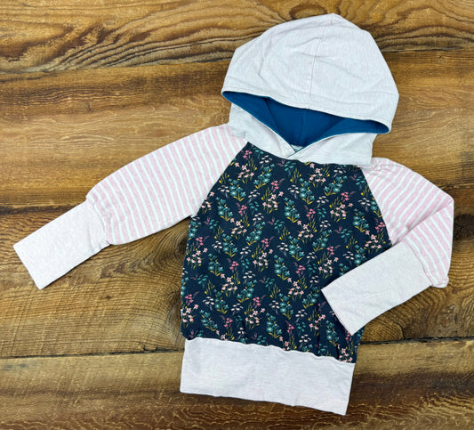 Lillabean 12M-3T Floral Grow with me Sweater
