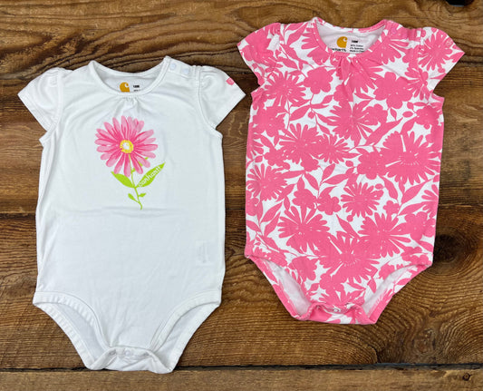 Carhartt 18M Floral Onesie Set