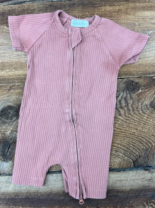 Feral & Free 3-6M Ribbed Romper