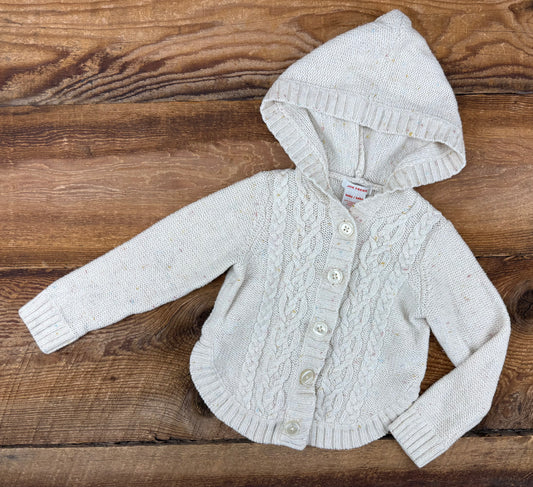Joe Fresh 18-24M Knit Hooded Sweater