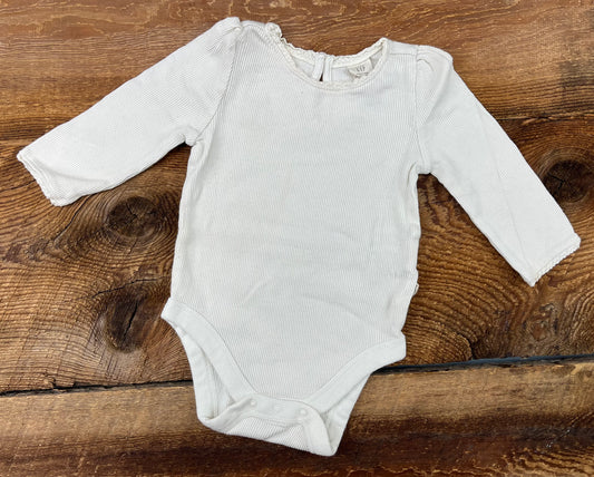 Gap 3-6M Organic Ribbed Onesie