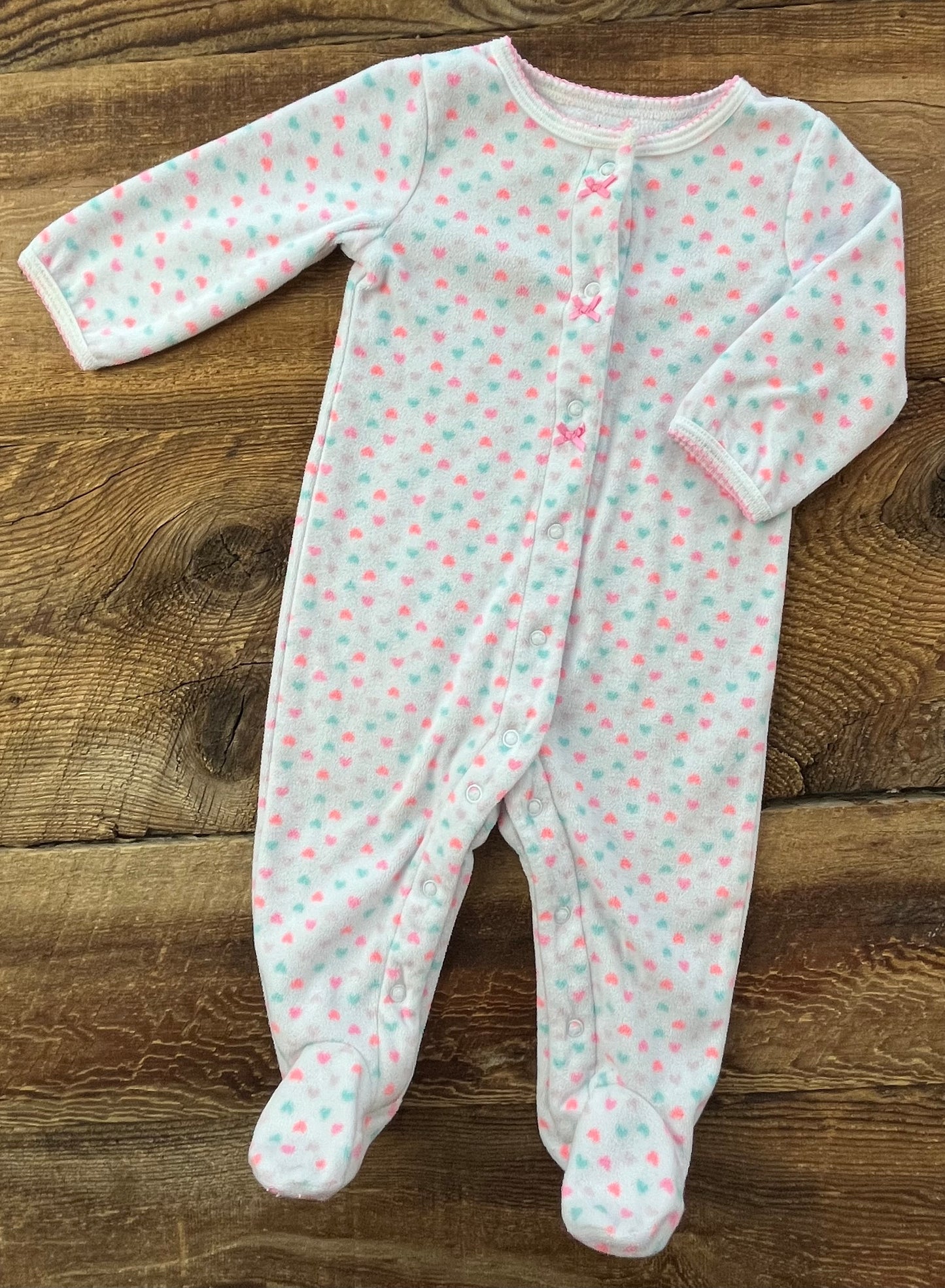 Carter’s 6M Fleece Heart Sleeper