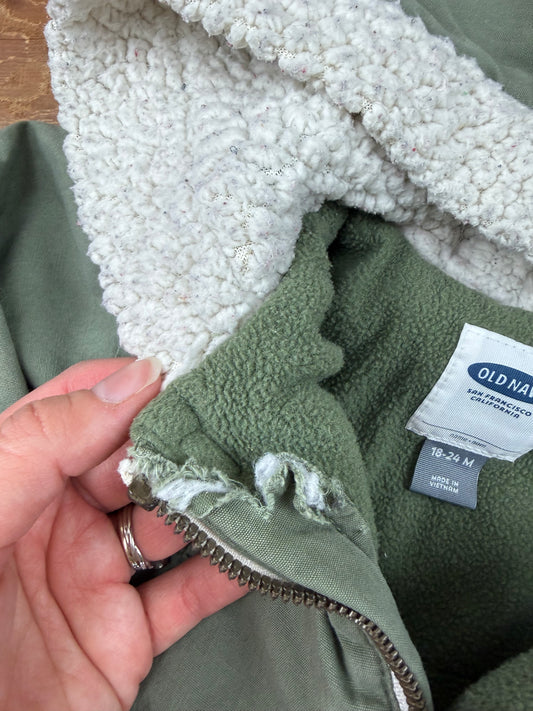 Old Navy 18-24M Fleece & Sherpa Lined Jacket