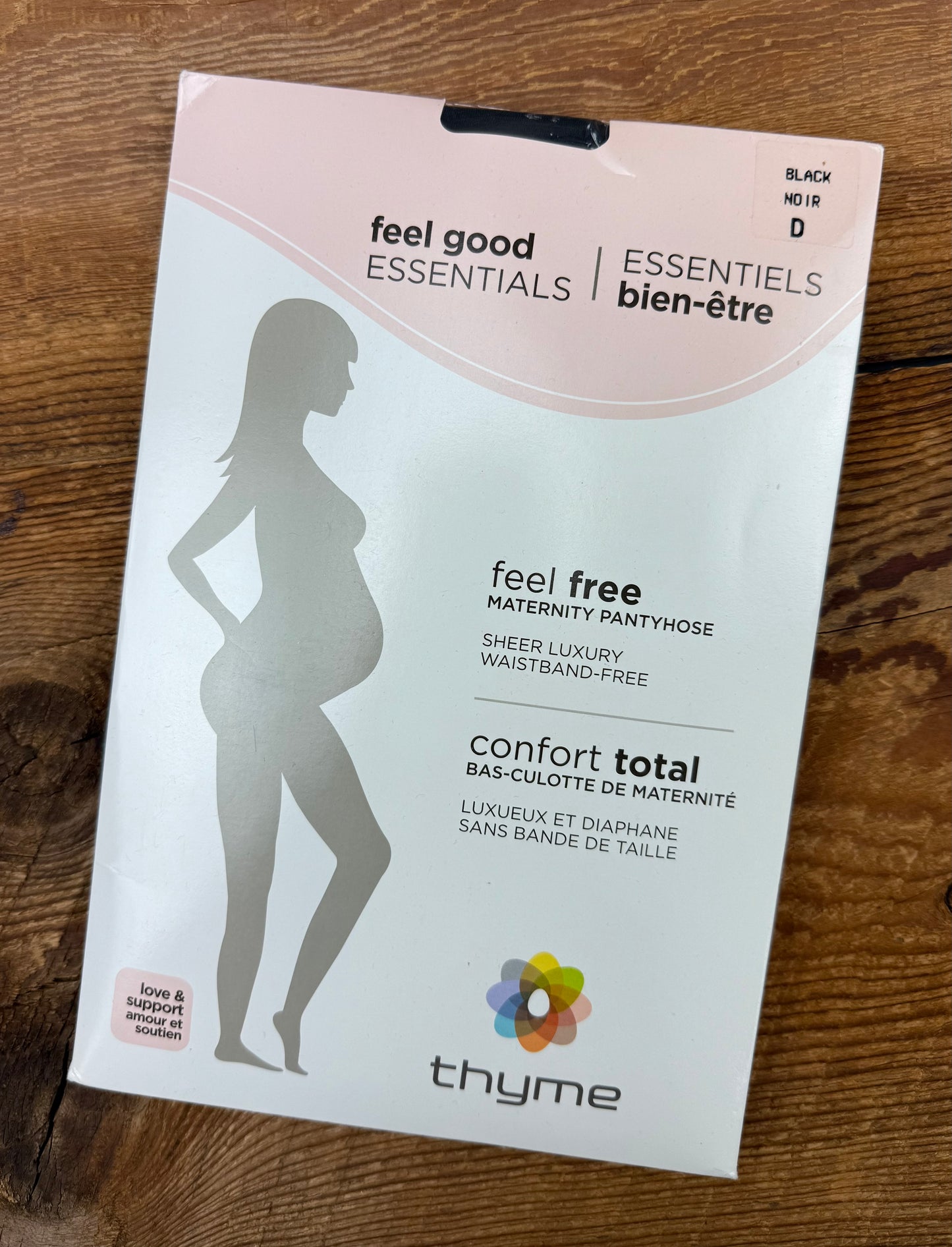 Thyme Maternity size D Pantyhose