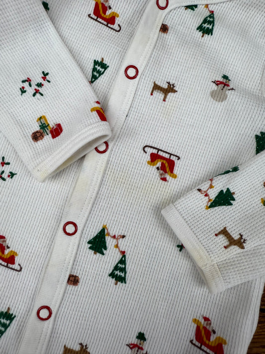 Carter’s 9M Waffle Knit Santa Sleeper