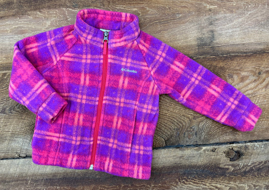 Columbia 2T Plaid Fleece Jacket