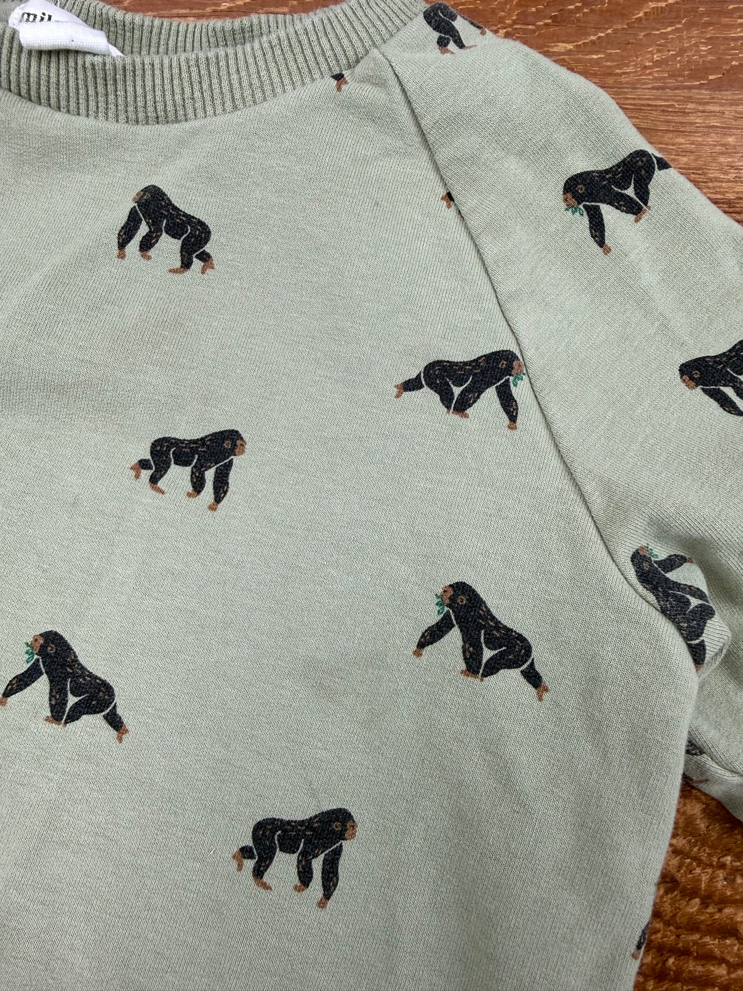 Miles the Label 3T Gorilla Crewneck