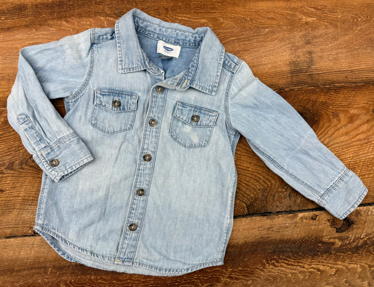 Old Navy 3T Jean Shirt