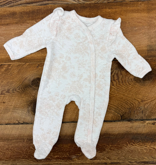 Shabby Chic 0-3M Quilted Sleeper