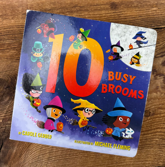 10 Busy Brooms Board Book