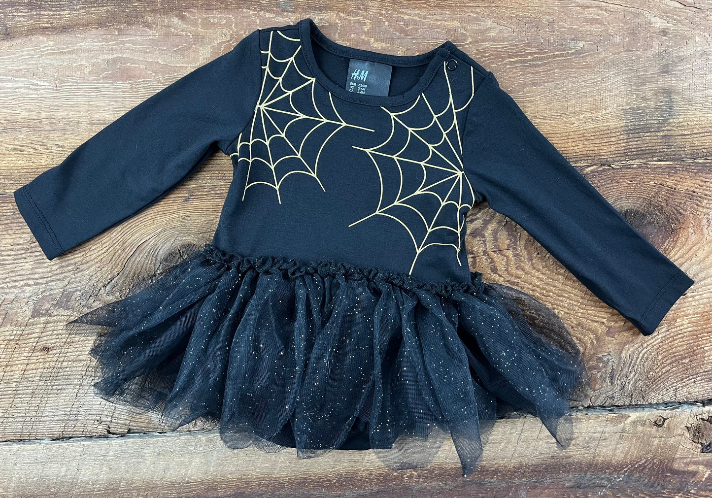 H&M 3-6M Spider Web Dress