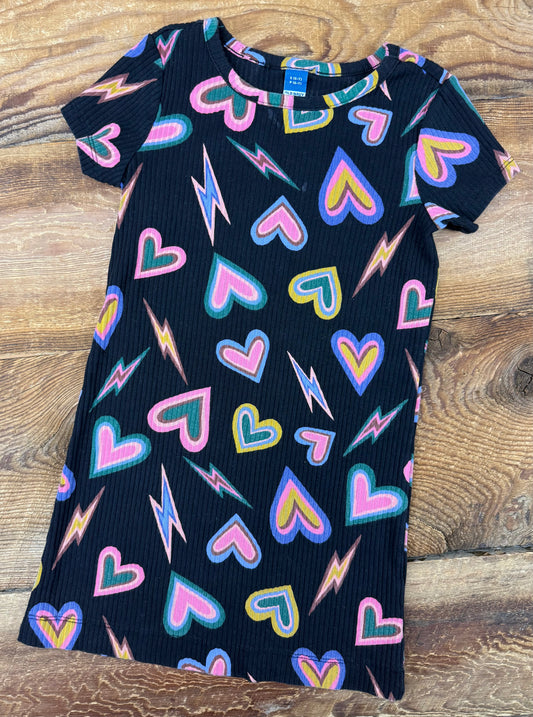 Old Navy 6-7Y Ribbed Heart Dress