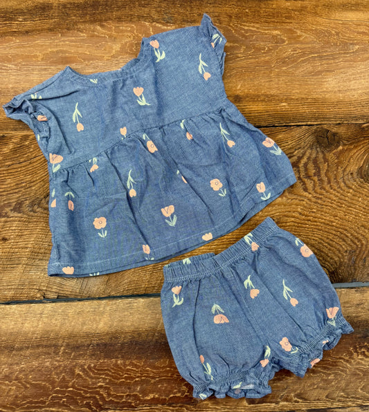 Carter’s 3-6M Floral Outfit