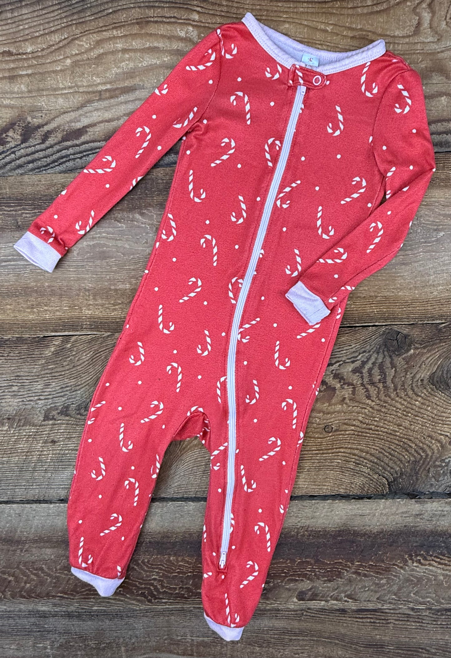 Joe Fresh 18-24M Candy Cane Sleeper