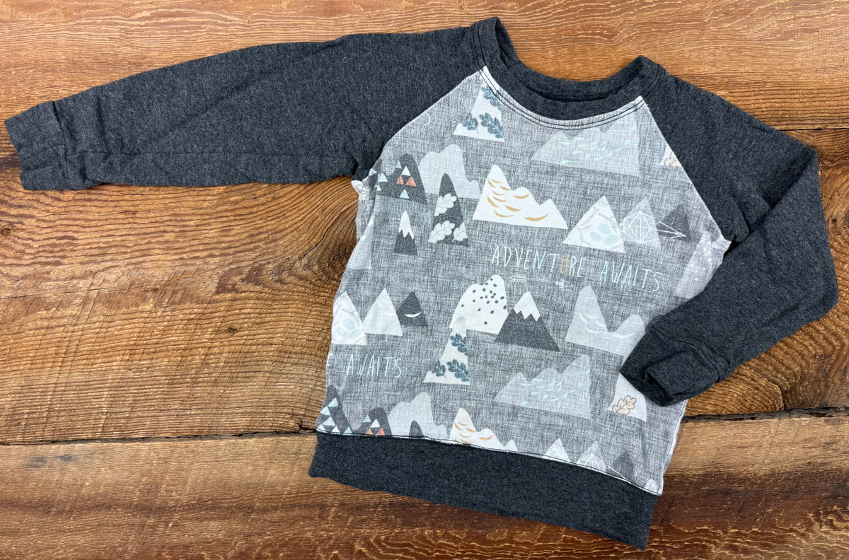 Wooly Doodle 3T Adventure Bamboo Crewneck