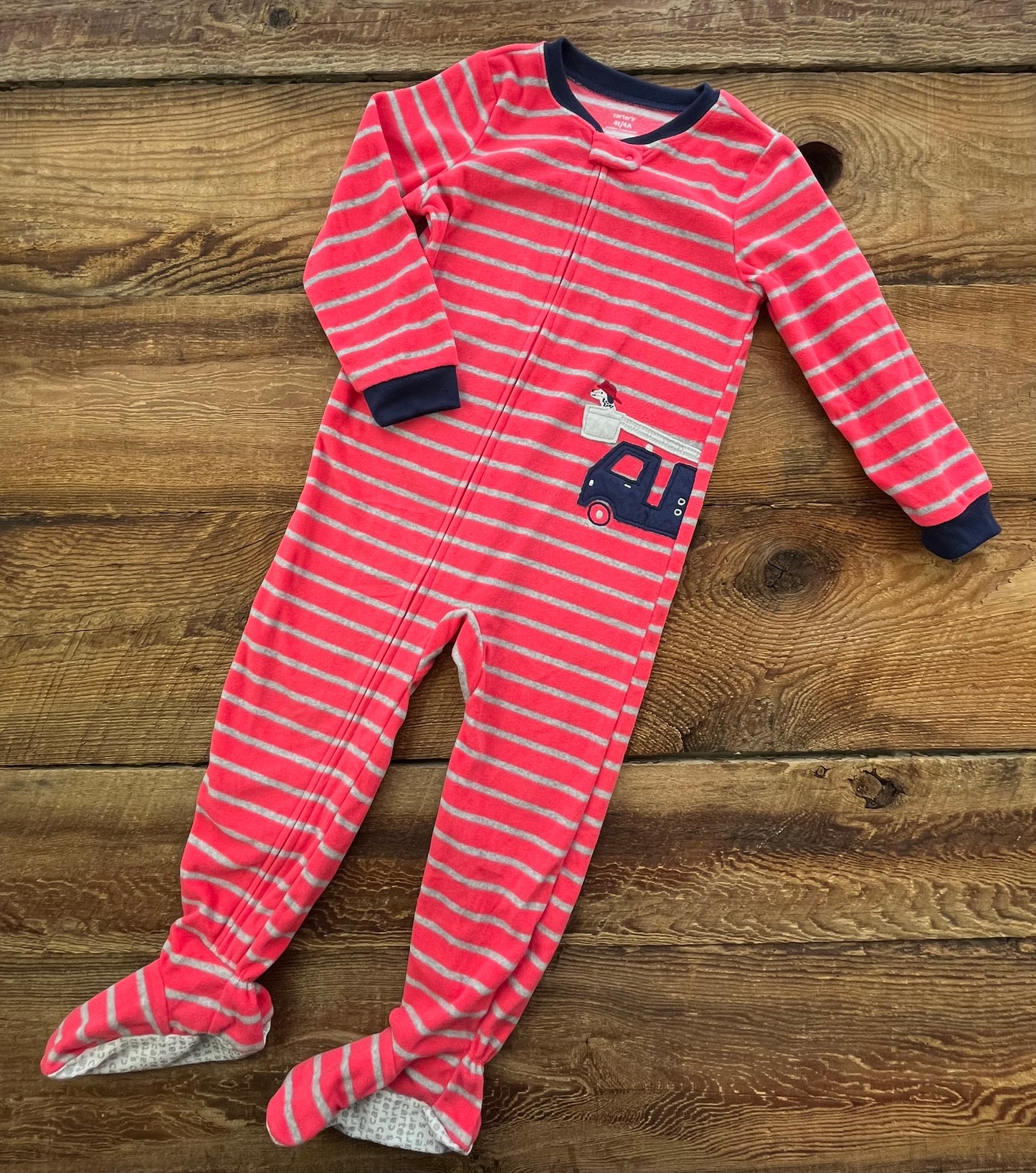 Carter’s 4T Fleece Firetruck Sleeper