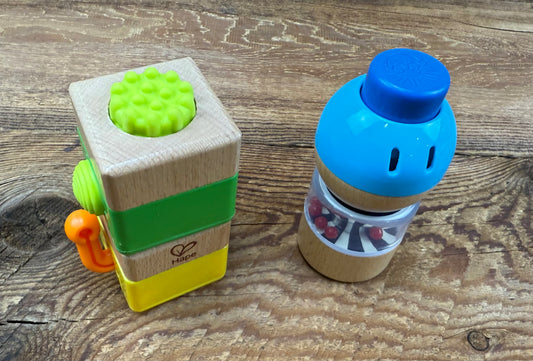 Hape Baby Einstein Stacking Sensory Toy