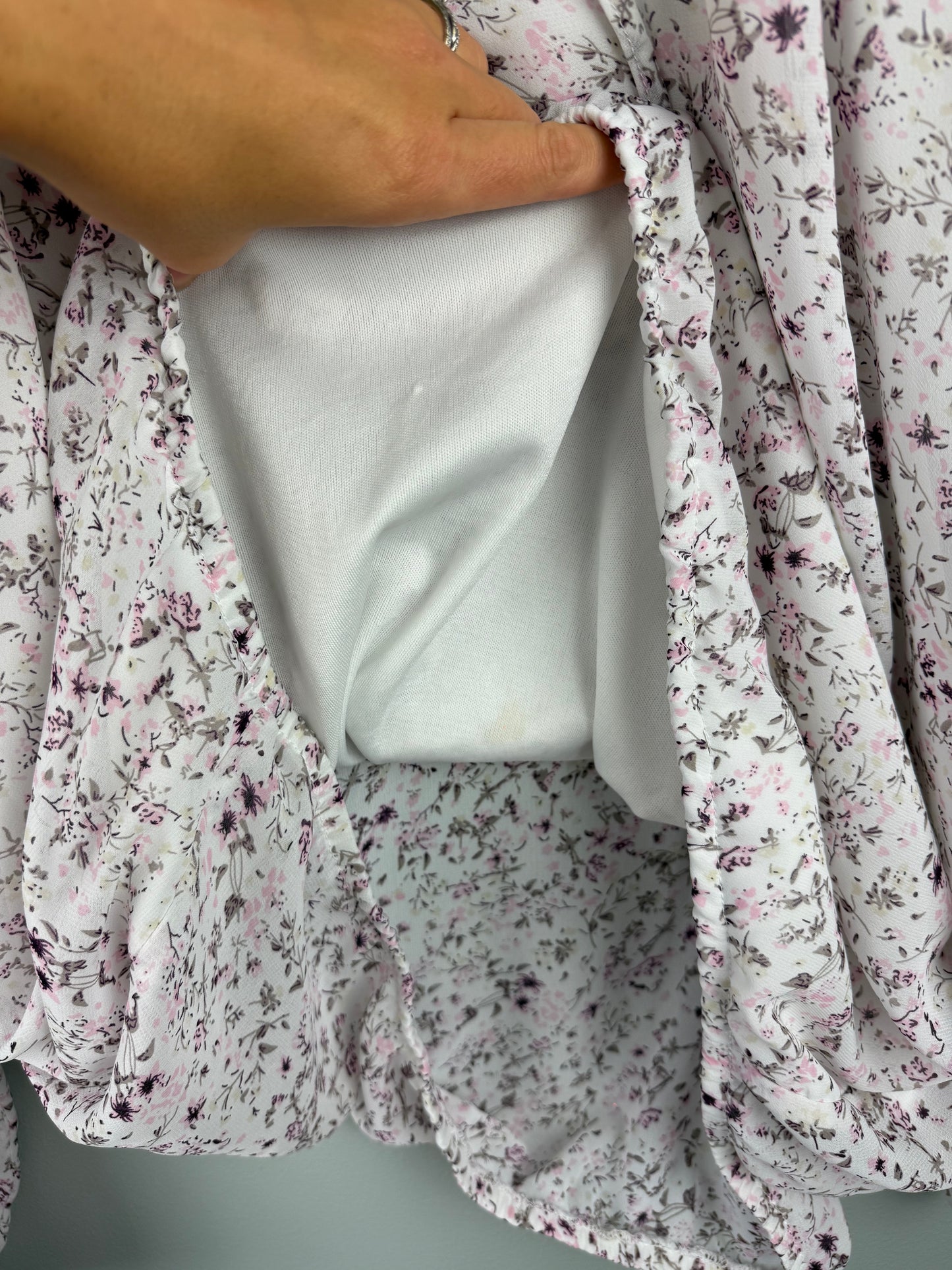 Thyme Maternity Large Floral Shirt