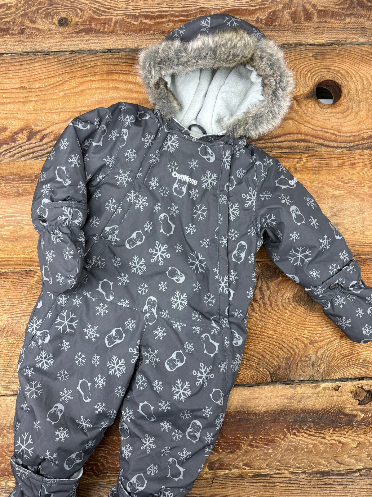 Oshkosh 12M Fleece Lined Winter Suit