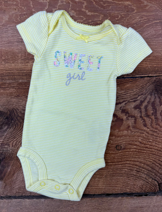 Carter’s NB Sweet Girl Onesie