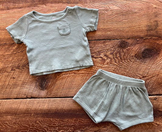 Gap 0-3M Ribbed Outfit