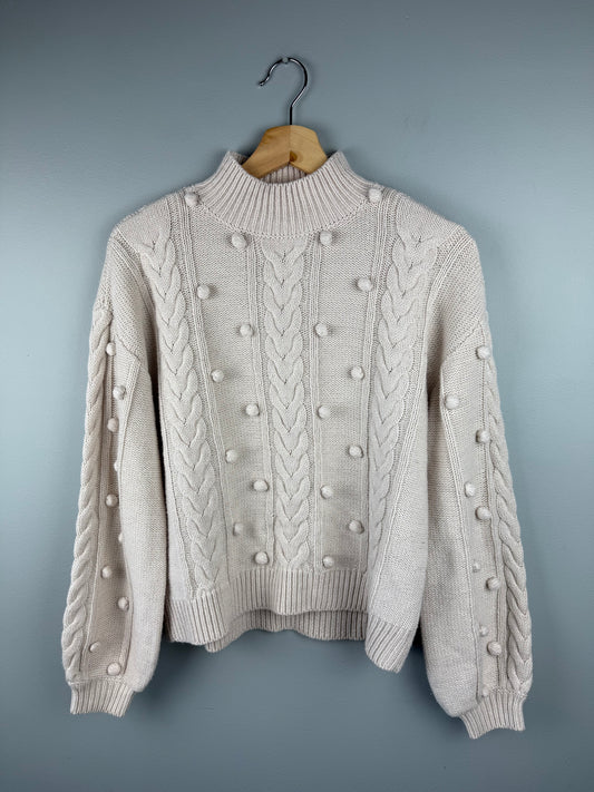Cloth by RD Women’s Small Knit Pom Sweater