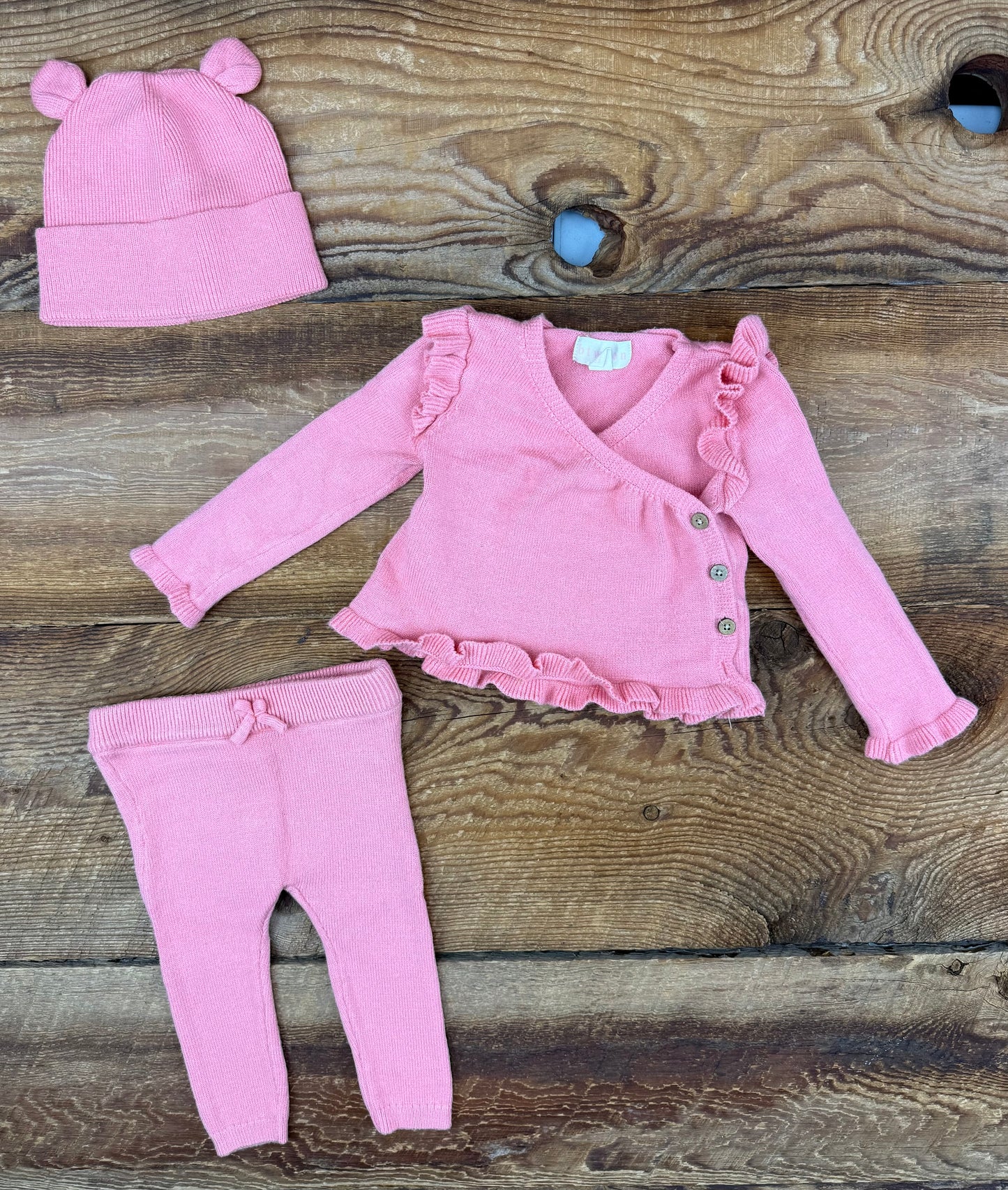 Btween 0-3M Knit Outfit