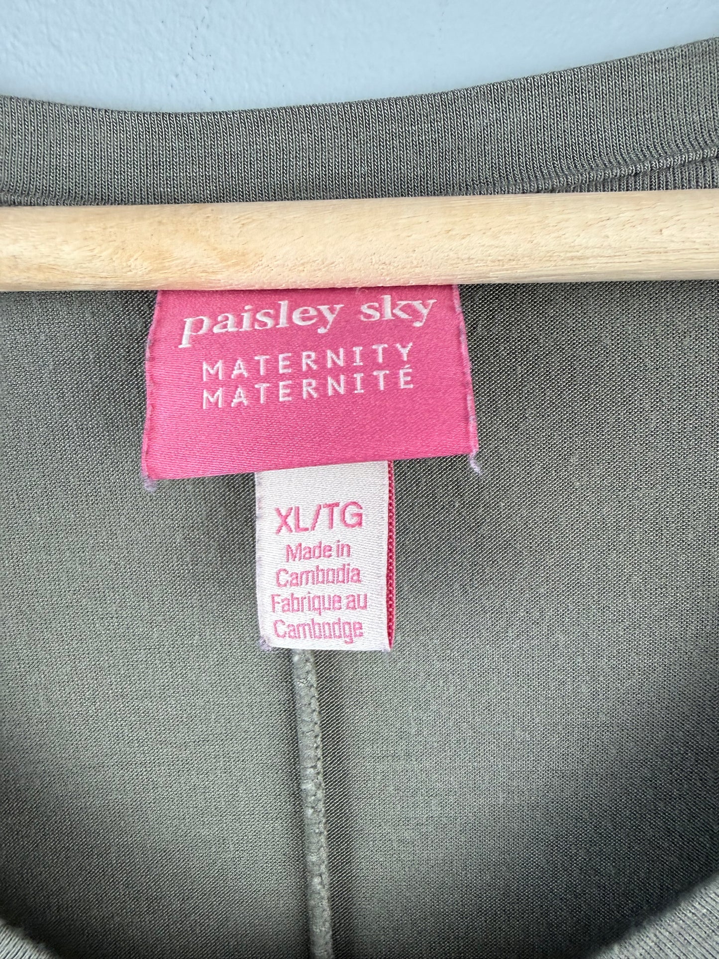 Paisley Sky Maternity XL Shirt