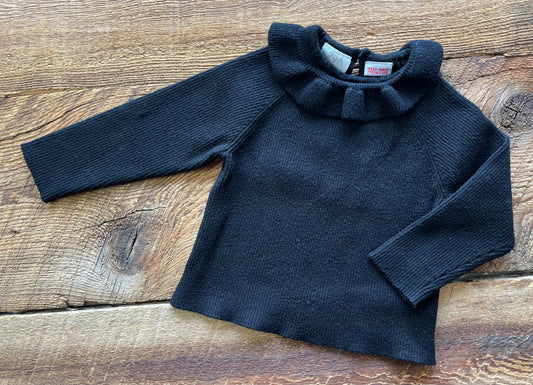 Zara 9-12M Ribbed Knit Shirt