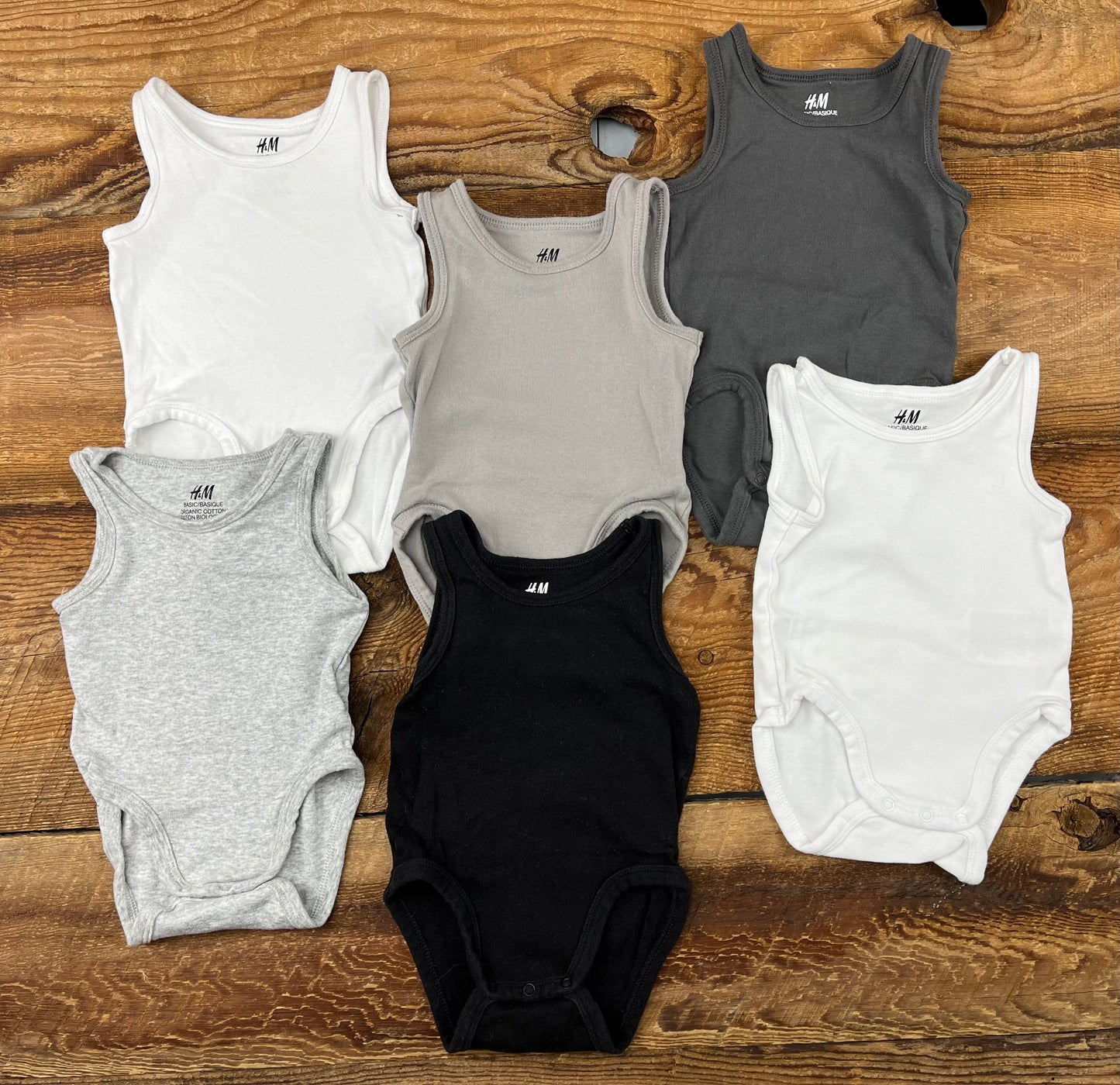 H&M 3M Basic Tank Onesies