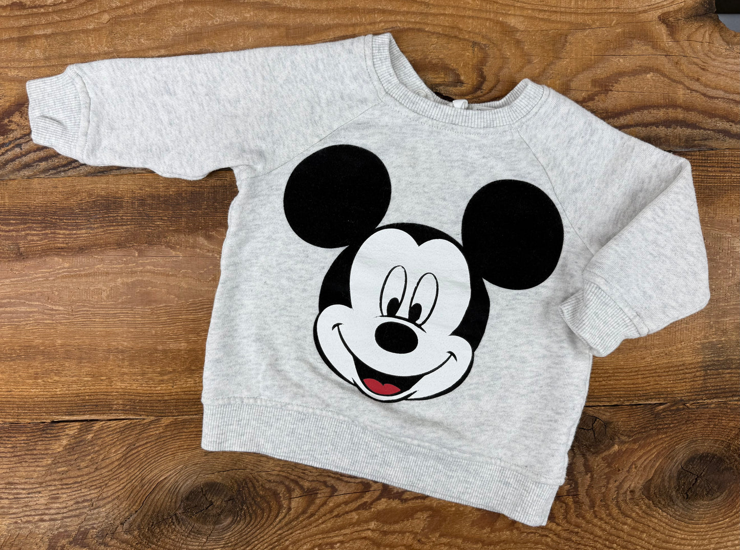 H&M 6-9M Mickey Crewneck