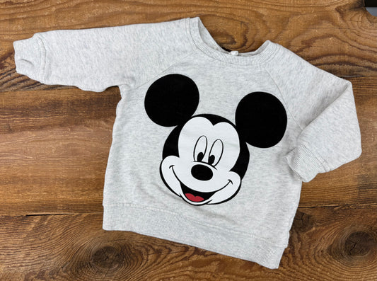 H&M 6-9M Mickey Crewneck