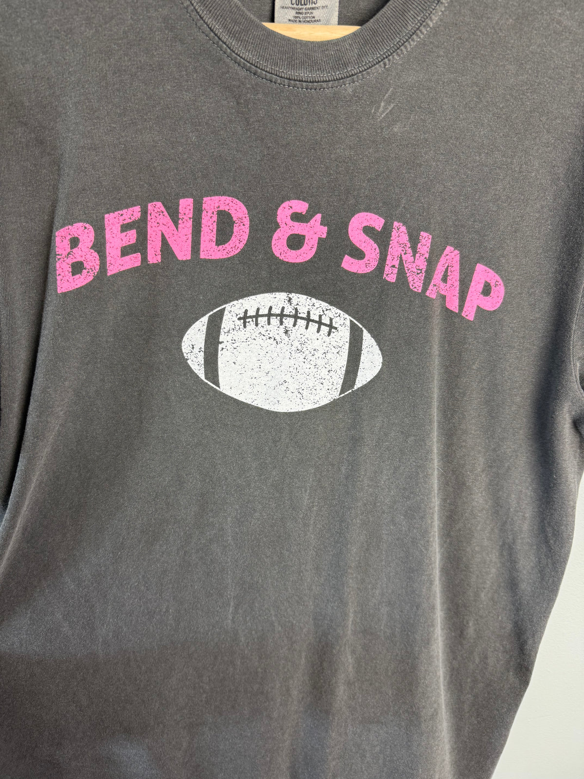 Comfort Colors Women's Medium Football Oversized Tee