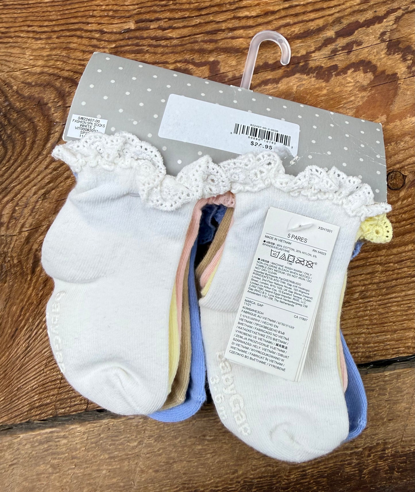 Gap 3-6M Lace Sock Set