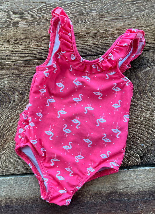 Joe Fresh 3-6M Flamingo Swimsuit