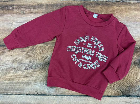 Small Shop 2T Christmas Tree Crewneck