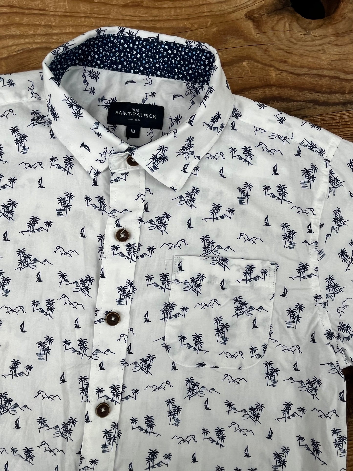 Rue Saint-Patrick 10Y Palm Tee