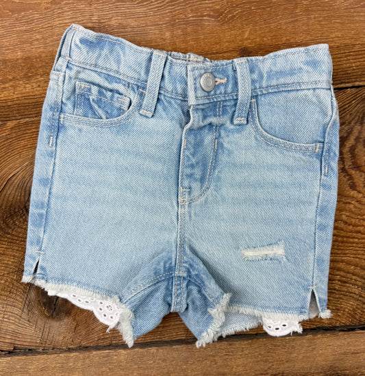 Old Navy 2T Jean Lace Short