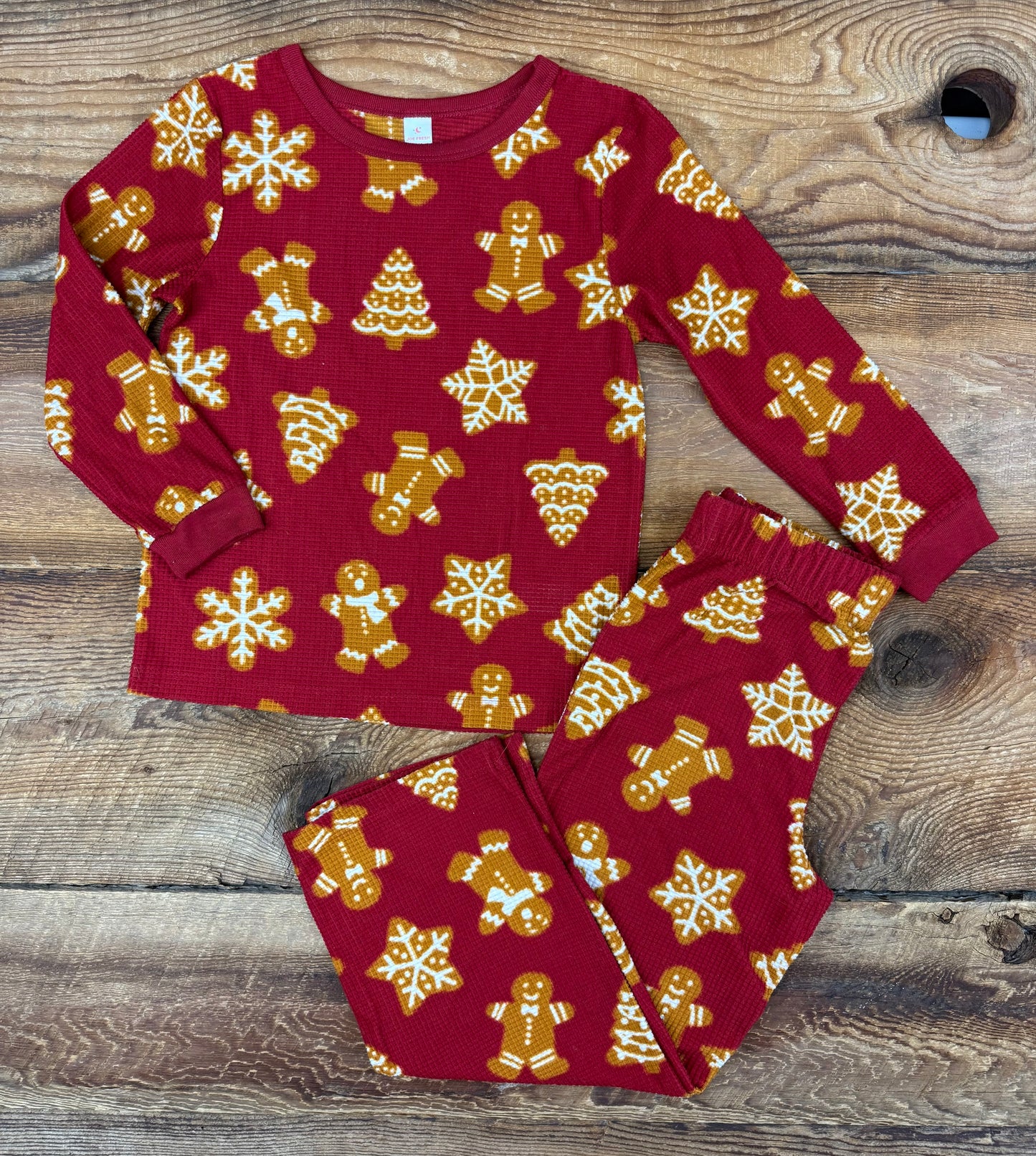 Joe Fresh 5T Fleece Gingerbread Pajamas
