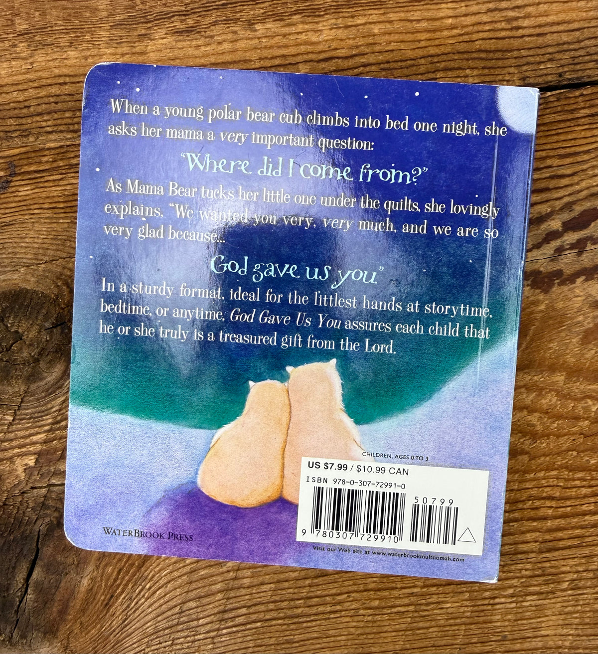 God Gave Us You, Lisa Town Bergen Board Book