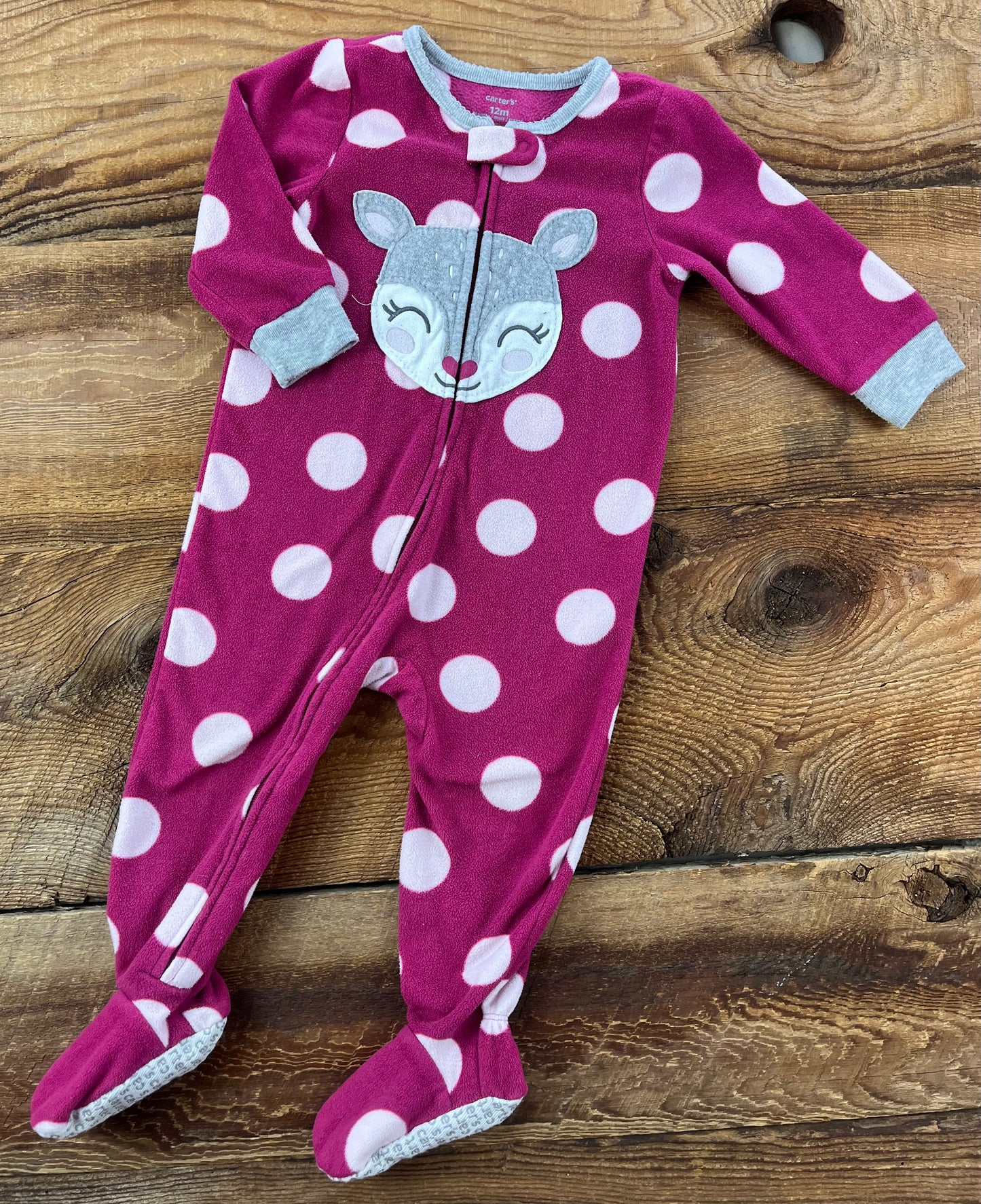 Carter’s 12M Fleece Deer Sleeper