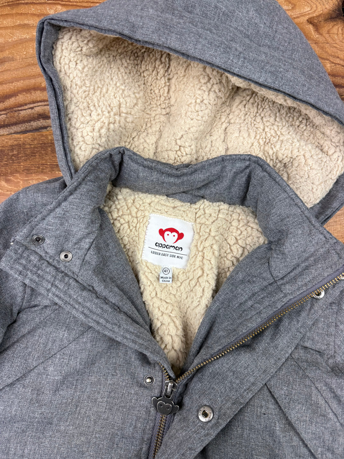 Appaman 4T Sherpa Lined Jacket