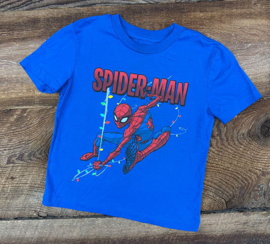 Marvel 2/3T Holiday Spider-Man Tee