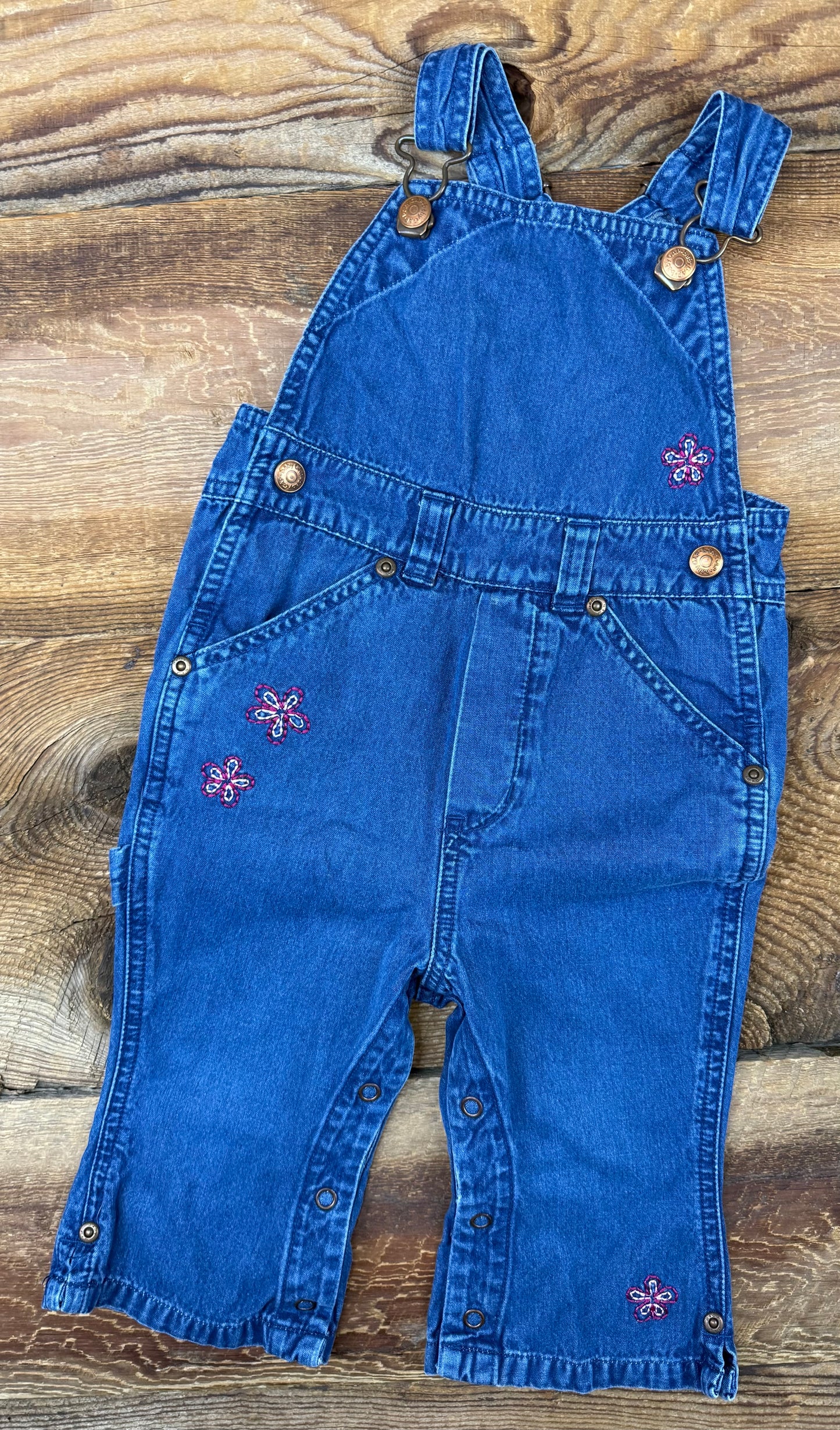 Gap 12-18M Vintage Overalls