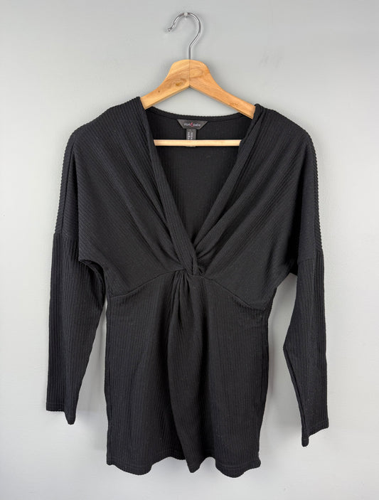 Stork & Babe Maternity Small Ribbed Shirt