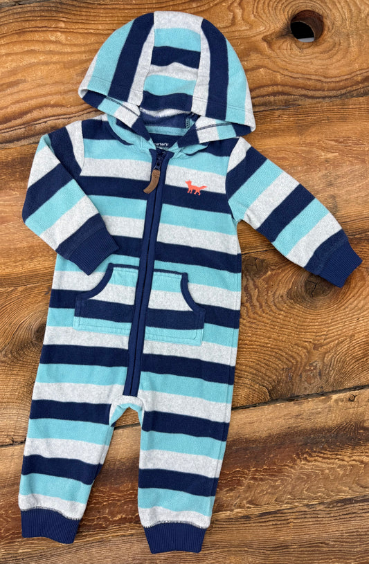 Carter's 9M Fleece Striped Jumper