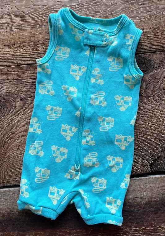 Joe Fresh 0-3M Ice Cream Truck Romper