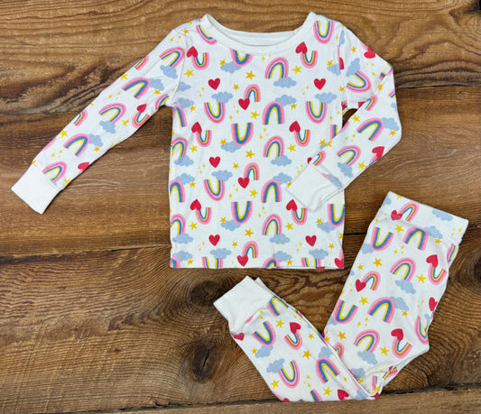 Old Navy 3T Rainbow Pajamas