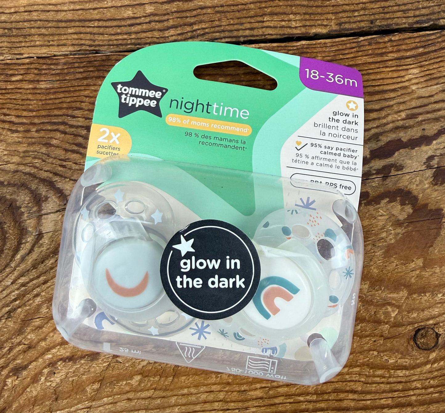 Tommee Tippee 18-36M Nighttime Soothers